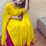 Women Yellow Color  Exclusive Plazo set