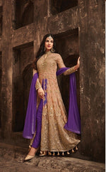 Women Purple Color Printed Ethnic Desighn Salwar Suit