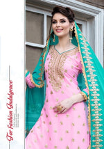 Women Pink Color Printed Ethnic Desighn Salwar Suit