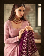 Women Pink Color Printed Ethnic Salwar Suit