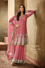 Women Pink Color  Printed Ethnic Salwar Suit