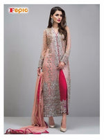 Women  Peach Color Printed Ethnic Salwar Suit