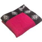 Womens Pink Color Chanderi Saree With Blouse