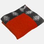 Womens Red Color Chanderi Saree With Blouse