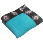 Womens SkyBlue Color Chanderi Saree With Blouse