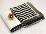 Womens Black Color Georgette Saree With Printed Work