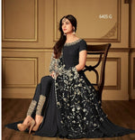 Women Black Color Printed Ethnic Desighn Salwar Suit