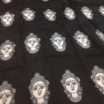 Womens Green Color Chanderi Saree With Blouse