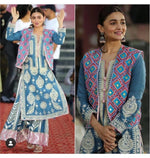 Women Multi Color Semi Stitched Salwar Suit
