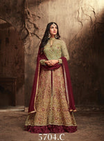 Women Maroon Color Printed Ethnic Desighn Salwar Suit