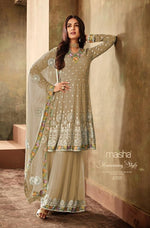 Women Mehandi Color  Printed Ethnic Salwar Suit