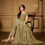 MA644 -Mehandi rinted Ethnic Desighn Salwar Suit