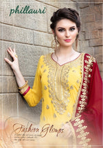 Women Yellow Color Printed Ethnic Desighn Salwar Suit