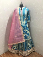 Women Multi Color Semi Stitched Salwar Suit