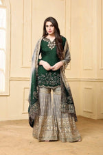 Women Green Color  Printed Ethnic Salwar Suit