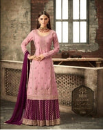 Women Pink Color Printed Ethnic Salwar Suit