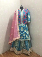 Women Multi Color Semi Stitched Salwar Suit