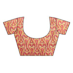 Mysore Silk Golden Color Printed Saree With Blouse