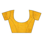 Mysore Silk Yellow Color Printed Saree With Blouse