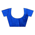 Mysore Silk RoyalBlue Color Printed Saree With Blouse