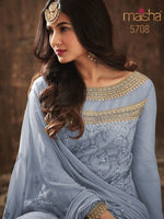 Women Peach Color Printed Ethnic Salwar Suit