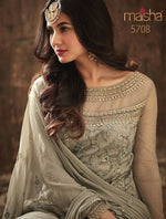 Women Mehandi Color Printed Ethnic Salwar Suit