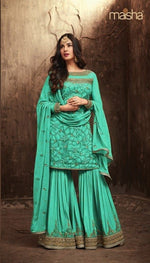 Women C-Green Color Printed Ethnic Salwar Suit
