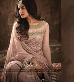 Women Baby Pink Color Printed Ethnic Salwar Suit