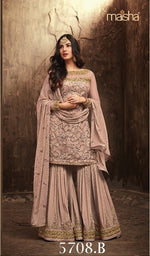 Women Baby Pink Color Printed Ethnic Salwar Suit