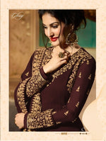 Women Maroon  Color Printed Ethnic Desighn Gown