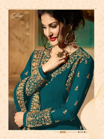 Women Rama Color Printed Ethnic Desighn Gown