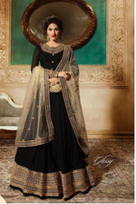 Women Black Color Digital Print Ethnic Desighn Gown