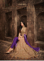 Women Purple Color Printed Ethnic Desighn Salwar Suit