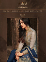 Women Blue Color Printed Ethnic Desighn Salwar Suit