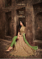 Women Green Color Printed Ethnic Desighn Salwar Suit