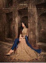 Women Blue Color Printed Ethnic Desighn Salwar Suit