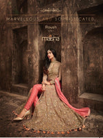 Women Carrot Color Printed Ethnic Desighn Salwar Suit