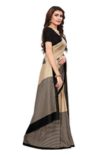 Womens Black Color Maalgudi Silk Designer Saree With Blouse