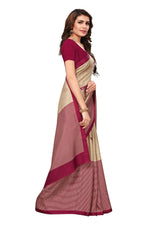 Womens Maroon Color Maalgudi Silk Designer Saree With Blouse