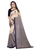 Womens Navy Blue  Color Maalgudi Silk Designer Saree With Blouse