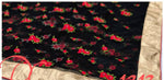 Womens Black Color Pure Soft Mono Net Saree With Embroidery with Gota Work