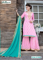 Women Pink Color Printed Ethnic Desighn Salwar Suit