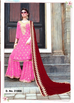 Women Pink Color Printed Ethnic Desighn Salwar Suit
