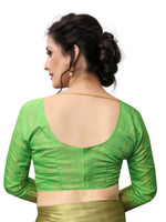 Stylish Green Color Cotton Saree