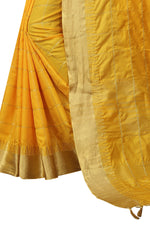 Stylish Yellow Color Cotton Saree