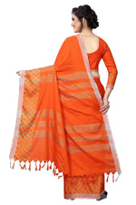 Heavy Look Cotton Silk Chex Saree