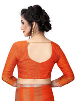 Heavy Look Cotton Silk Chex Saree