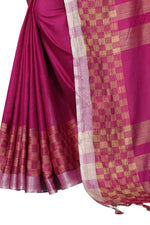 Heavy Look Cotton Silk Chex Saree