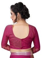 Heavy Look Cotton Silk Chex Saree