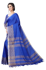Heavy Look Cotton Silk Chex Saree